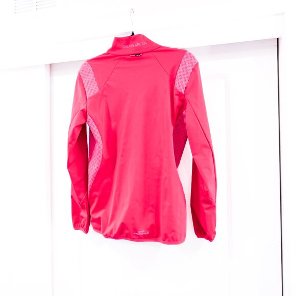 Galvin Green Medium Pink Full Zip Golf Jacket GORE Windstopper - Picture 6 of 11